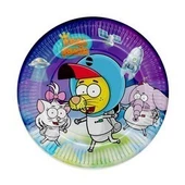 Kral Şakir Uzayda Karton Tabak 23cm 24lu paket - 1