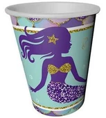 DENİZ KIZI PIRLTL KARTON BARDAK 220/240CC 24lu paket - 1