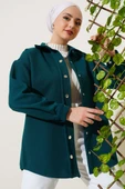 Metal Çıtçıtlı Ceket Zümrüt thumbnail 1
