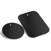 Polham 0.4mm 2 Adet Set Ultra İnce Yapışkanlı Metal Mıknatıs, 3M Hafif Tüm Telefonlara Uyumlu Mıknatıs - 1