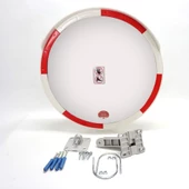 Otopark Aynası 60 cm Trafik Ayna Direği Trafik Güvenlik Aynası Seti 2.5m Ayna Direği - 4