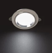 5w 6500k Beyaz Işık White+silver Kasa Sıva Altı Spot Yl38 0511 2 Adet - 2