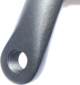 Elektrikli Bisiklet Aynakol Aluminyum Tek Yaprak 48T 170 mm Vitesli Uyumlu Siyah - 4