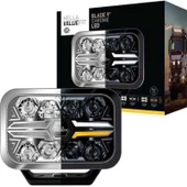 Hella Off-Road Valuefit Blade Led Uzun Far Krom 36W 9" Beyaz-Amber Isik 1FJ357199-081 - 1