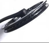 Elektrikli Bisiklet Aynakol Aluminyum Tek Yaprak 48T 170 mm Vitesli Uyumlu Siyah - 3