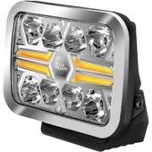 Hella Off-Road Valuefit Blade Led Uzun Far Krom 36W 9" Beyaz-Amber Isik 1FJ357199-081 - 6