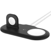 Spigen MagFit Duo 2in1 MagSafe & Apple Watch ile Uyumlu Stand Dock Ünitesi Black - AMP02796 - 2