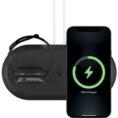 Spigen MagFit Duo 2in1 MagSafe & Apple Watch ile Uyumlu Stand Dock Ünitesi Black - AMP02796 - 3