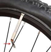 Bisiklet Lastik Sökme Takma Levyesi Metal 3'lü Set Yuvarlak Köşeli Uzun Tip Gri Renk - 6