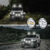 Hella Off-Road Valuefit Blade Led Uzun Far Krom 17W 9" Beyaz-Amber Isik 1FJ357199-021 thumbnail 6