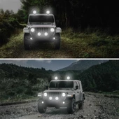 Hella Off-Road Valuefit Blade Led Uzun Far Krom 17W 9" Beyaz Isik 1FJ357199-001 - 6