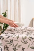 Zeytin Dalı Krem Masa Örtüsü, Sofra Bezi, Piknik Örtüsü - 4