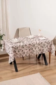 Zeytin Dalı Krem Masa Örtüsü, Sofra Bezi, Piknik Örtüsü - 3