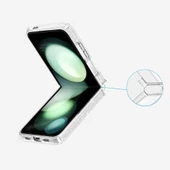 Samsung Galaxy Z Flip 6 Kılıf Magsafe Şarj Özellikli Simli Sert Şeffaf Allstar Kapak - 11