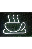 Twins Led Aydınlatma Kahve Fincanı Pleksi Neon Tabela thumbnail 2