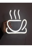 Twins Led Aydınlatma Kahve Fincanı Pleksi Neon Tabela thumbnail 1