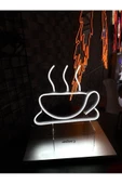 Twins Led Aydınlatma Kahve Fincanı Pleksi Neon Tabela thumbnail 4