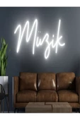 Twins Led Aydınlatma Müzik Yazılı Neon Tabela thumbnail 1