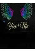 Twins Led Aydınlatma You+Me Yazılı Neon Tabela thumbnail 2