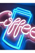 Twins Led Aydınlatma Coffee Bardak Neon Tabela thumbnail 4