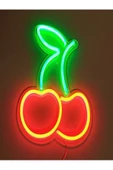 Twins Led Aydınlatma Kirazlı Neon Pleksi Tabela thumbnail 3