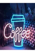 Twins Led Aydınlatma Coffee Bardak Neon Tabela thumbnail 1
