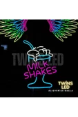 Twins Led Aydınlatma MILK SHAKES Yazılı Neon Tabela thumbnail 2