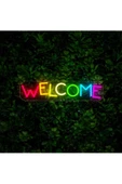 Twins Led Aydınlatma WELCOME Yazılı Neon Tabela thumbnail 2