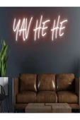 Twins Led Aydınlatma YAV HE HE Yazılı Neon Tabela - 1