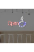 Twins Led Aydınlatma Open Yazılı ve Şekilli Neon Tabela thumbnail 1