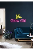Twins Led Aydınlatma You Glow Girl Yazılı Neon Tabela - 1