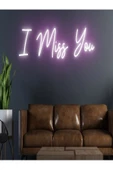Twins Led Aydınlatma I Miss You Yazılı Neon Tabela - 1