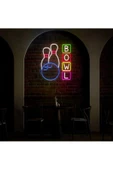 Twins Led Aydınlatma BOWL Yazılı ve Şekilli Neon Tabela thumbnail 1