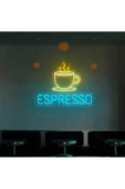 Twins Led Aydınlatma ESPRESSO Yazılı ve Şekilli Neon Tabela - 1
