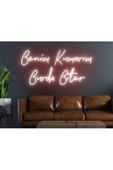 Twins Led Aydınlatma Benim Kumarım Burda Biter Yazılı Neon Tabela - 1