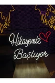 Twins Led Aydınlatma Hikayemiz Başlıyor Yazılı Neon Tabela thumbnail 3
