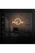 Twins Led Aydınlatma MOON Yazılı Neon Tabela thumbnail 2