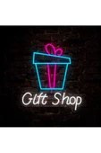 Twins Led Aydınlatma Gift Shop Yazılı ve Şekilli Neon Tabela thumbnail 2