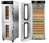 Dalle LT-105 Dijital 32 Tepsili Paslanmaz Çelik Meyve-Sebze Kurutma Makinesi - 2