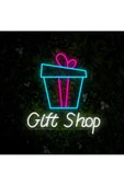 Twins Led Aydınlatma Gift Shop Yazılı ve Şekilli Neon Tabela thumbnail 3