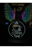 Twins Led Aydınlatma COFFEE TIME Yazılı Neon Tabela thumbnail 3