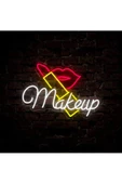 Twins Led Aydınlatma Makeup Yazılı ve Şekilli Neon Tabela thumbnail 2