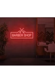 Twins Led Aydınlatma BARBER SHOP Yazılı ve Şekilli Neon Tabela - 1