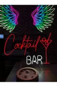 Twins Led Aydınlatma Cocktail BAR Yazılı ve Şekilli Neon Tabela thumbnail 2
