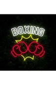 Twins Led Aydınlatma BOXING Yazılı ve Şekilli Neon Tabela thumbnail 3