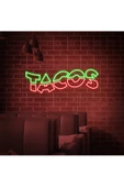 Twins Led Aydınlatma TACOS Yazılı Neon Tabela thumbnail 1
