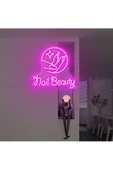 Twins Led Aydınlatma Nail Beauty Yazılı ve Tırnak Şekilli Neon Tabela - 1