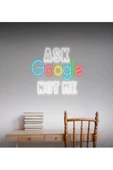Twins Led Aydınlatma ASK Google NOT ME Yazılı Neon Tabela thumbnail 1