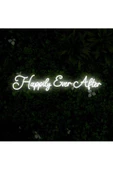 Twins Led Aydınlatma Happily Ever After Yazılı Neon Tabela thumbnail 3
