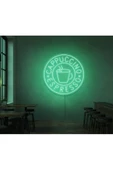 Twins Led Aydınlatma CAPPUCCINO ESPRESSO Yazılı Ve Şekilli Neon Tabela - 1